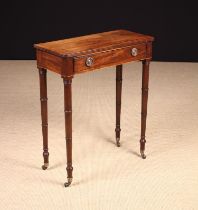 A Small Mahogany George IV Mahogany Side Table.