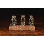 Three Bronze Monkeys 'Hear no Evil, See no Evil,