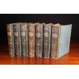 A Set of Seven Volumes of French Illustrated Encyclopedic Dictionaries;