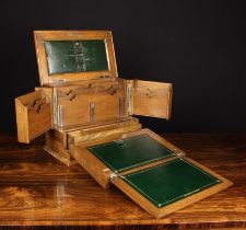 An Edwardian Oak Writing Box.