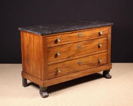 A 19th Century French Mahogany Commode Chest.
