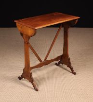 A Walnut Occasional Table, possibly the outer table of a stacking nest.