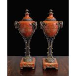 A Pair of Vintage Empire Style Urns/ Cassolettes.