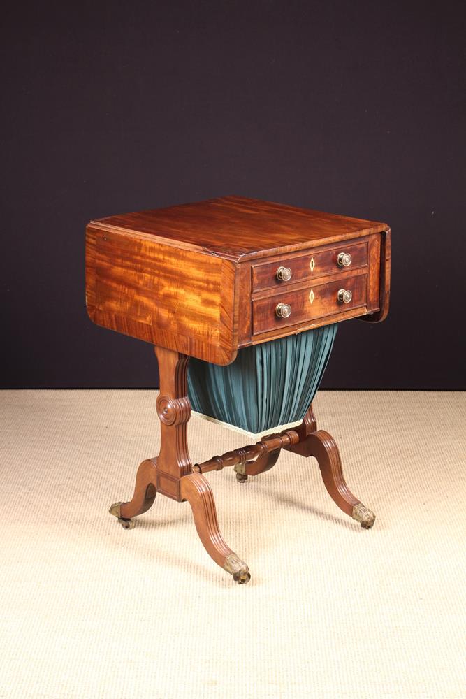 A 19th Century Fitted Mahogany Work Table.