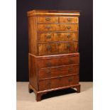 An 18th Century Walnut Veneered Tallboy.