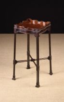 A Chippendale Style Mahogany Kettle Stand.