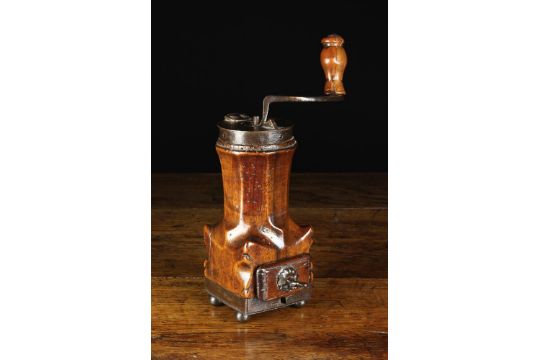 An 18th/Early 19th Century Treen Spice Grinder,