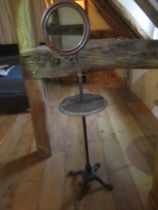 An iron shaving stand