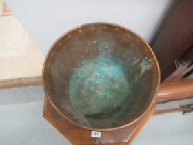 A copper and brass planter/bucket - 31cm x 20cm