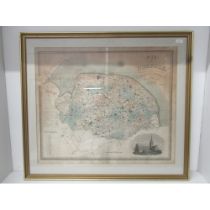 A large frames 'Map of the County of Norfolk. From an Actual Survey Made in the Years 1831 and 1832'