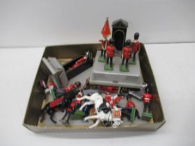 Six Dinky Toys and one Matchbox