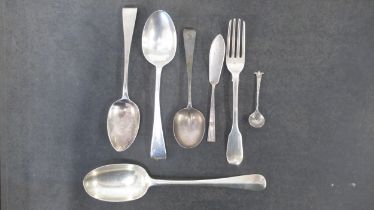 A selection of silver cutlery - approx weight 7.5 troy oz