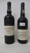 Two bottles of Taylors Port including Quinta de Vargellas '91