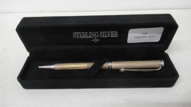 A silver pen