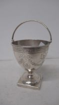 A George III silver basket - Robert Hennell I, London 1780 - good overall condition - approx 10cm