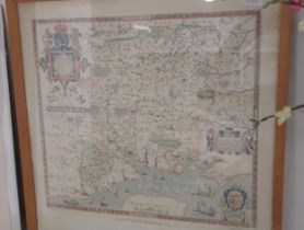 Three framed maps