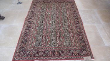A hand knotted woollen Mahal rug - 2.00m x 1.40m