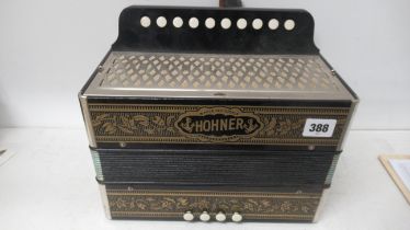 A Hohner accordian