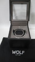Wolf Module 1.8 single watch winder complete with adapter