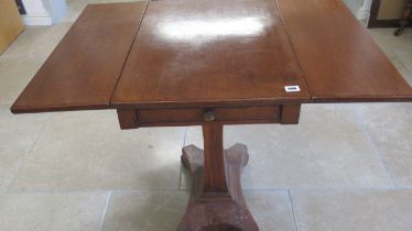 A 19th century mahogany Pembrooke table