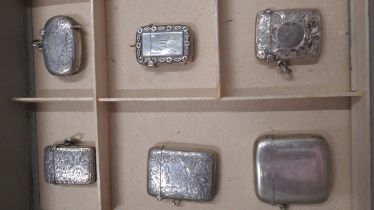 Six vesta cases - approx weight 4.2 troy oz