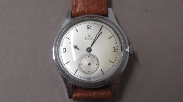 TUDOR. stainless steel case 32mm. Seconds sub-dial. Requires attention.