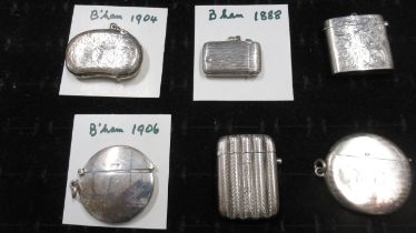 Six vesta cases, approx 4.4 troy oz