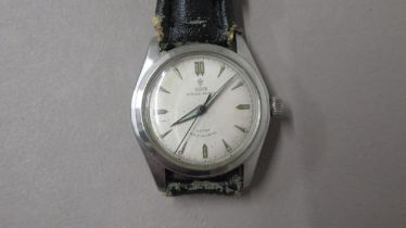 A gents Tudor Oyster Prince Rotor self winding stainless steel case wristwatch - 35mm case - not