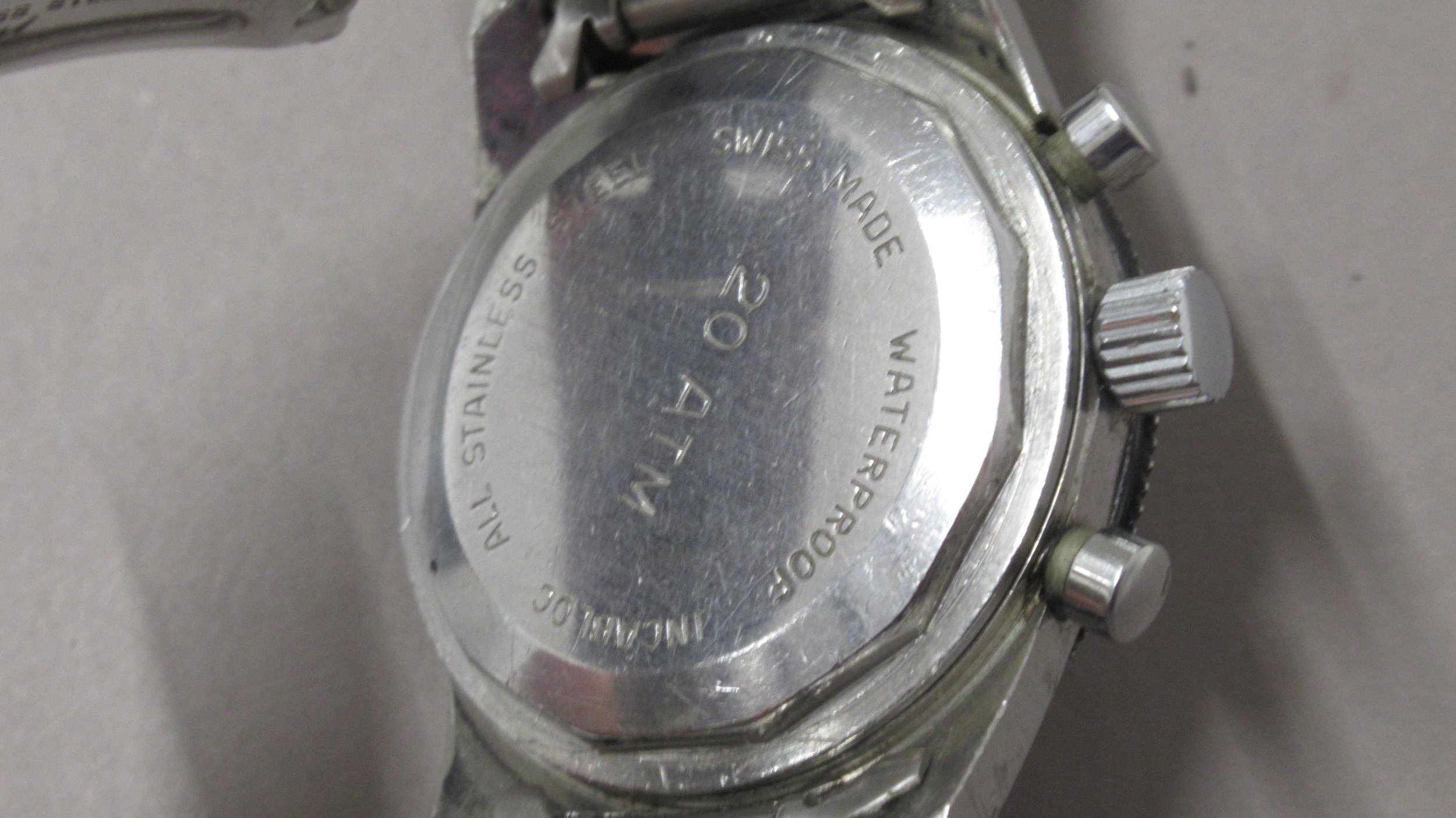 AVIA. Marino 1960's divers chronograph. 36mm. Crisp operation and keeping excellent time. - Image 3 of 3