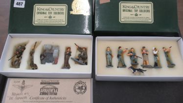 King and Country Lead Figures - assorted lead figures, please see images