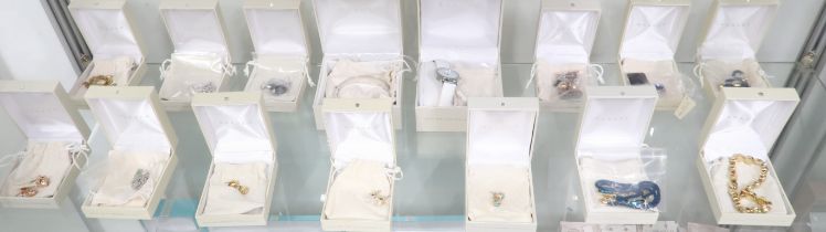 A quantity of Aurora Swarovski Elements jewellery