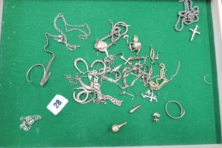 Approx 9ct gold jewellery for repair; chains, bracelets, earrings, charms etc., approx 57.7 grams