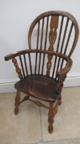 A child's Windsor armchair