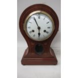 A balloon shape 8 day striking mantel clock