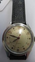 A gents Incarna auto with seconds on brown leather strap - working in the saleroom - case size 30mm