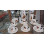 A Reynard the Fox Doulton coffee set