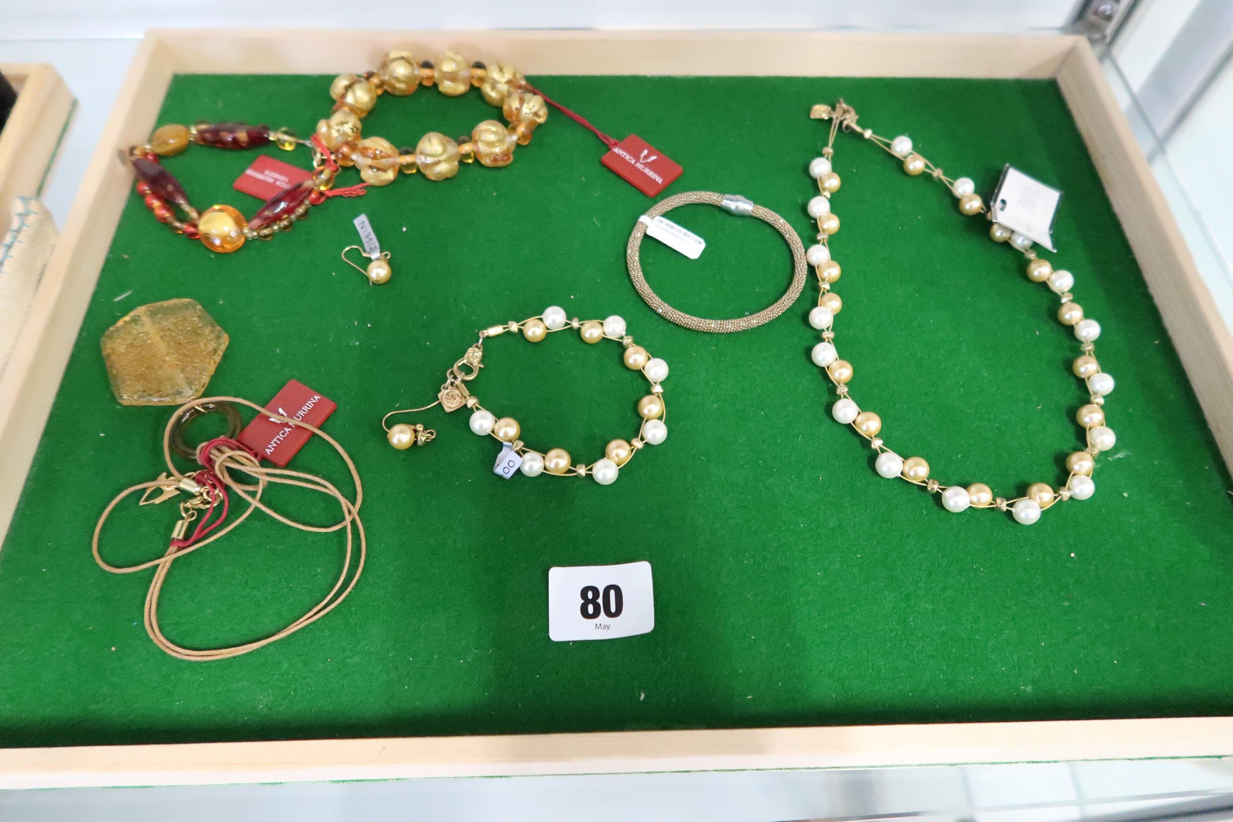 A selection of costume jewellery - ex jewellers stock, as new condition - RRP £331