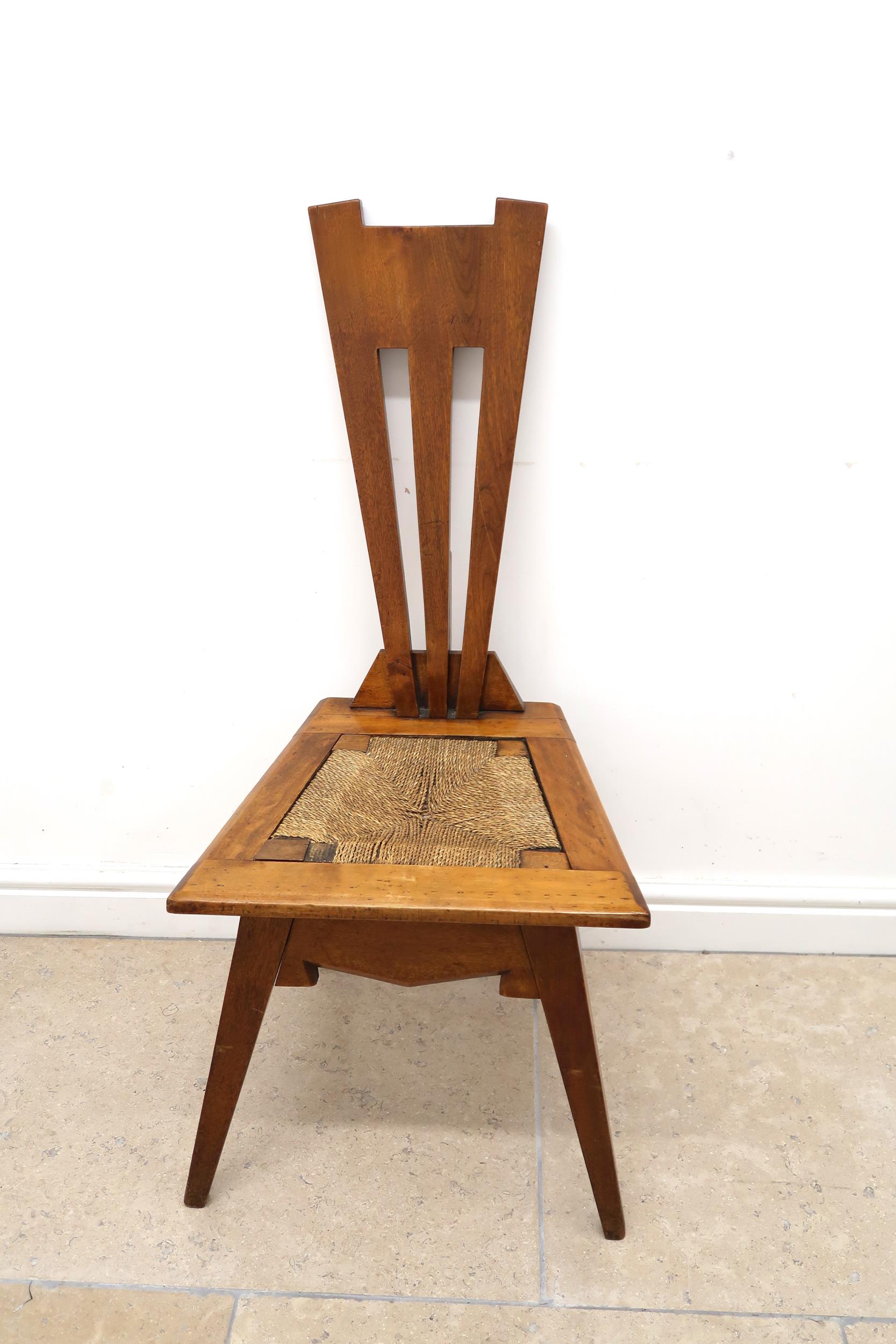 A set of six Liberty "Wiclif" oak dining chairs, Designed by Leonard Francis Wyburd, for Liberty and - Image 4 of 4