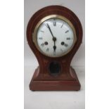 A balloon shape 8 day striking mantel clock