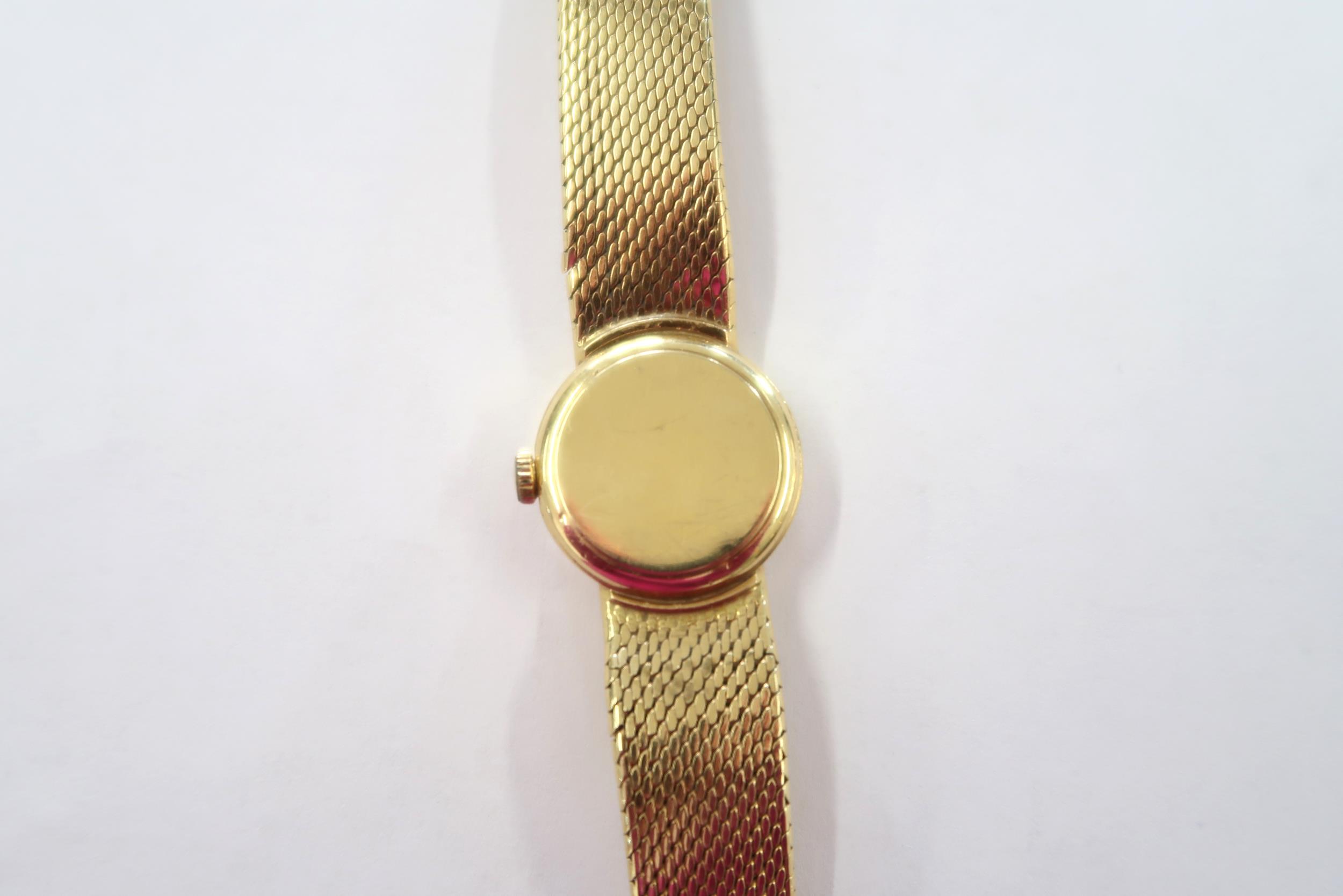 A ladies Omega wristwatch with an 18ct gold strap - approx weight 37.9 grams - Image 3 of 4