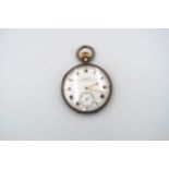 A Kendal & Dent silver open face pocket watch. ' Makers to the Admiralty'. Case no 2031843.