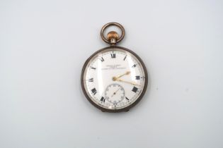A Kendal & Dent silver open face pocket watch. ' Makers to the Admiralty'. Case no 2031843.