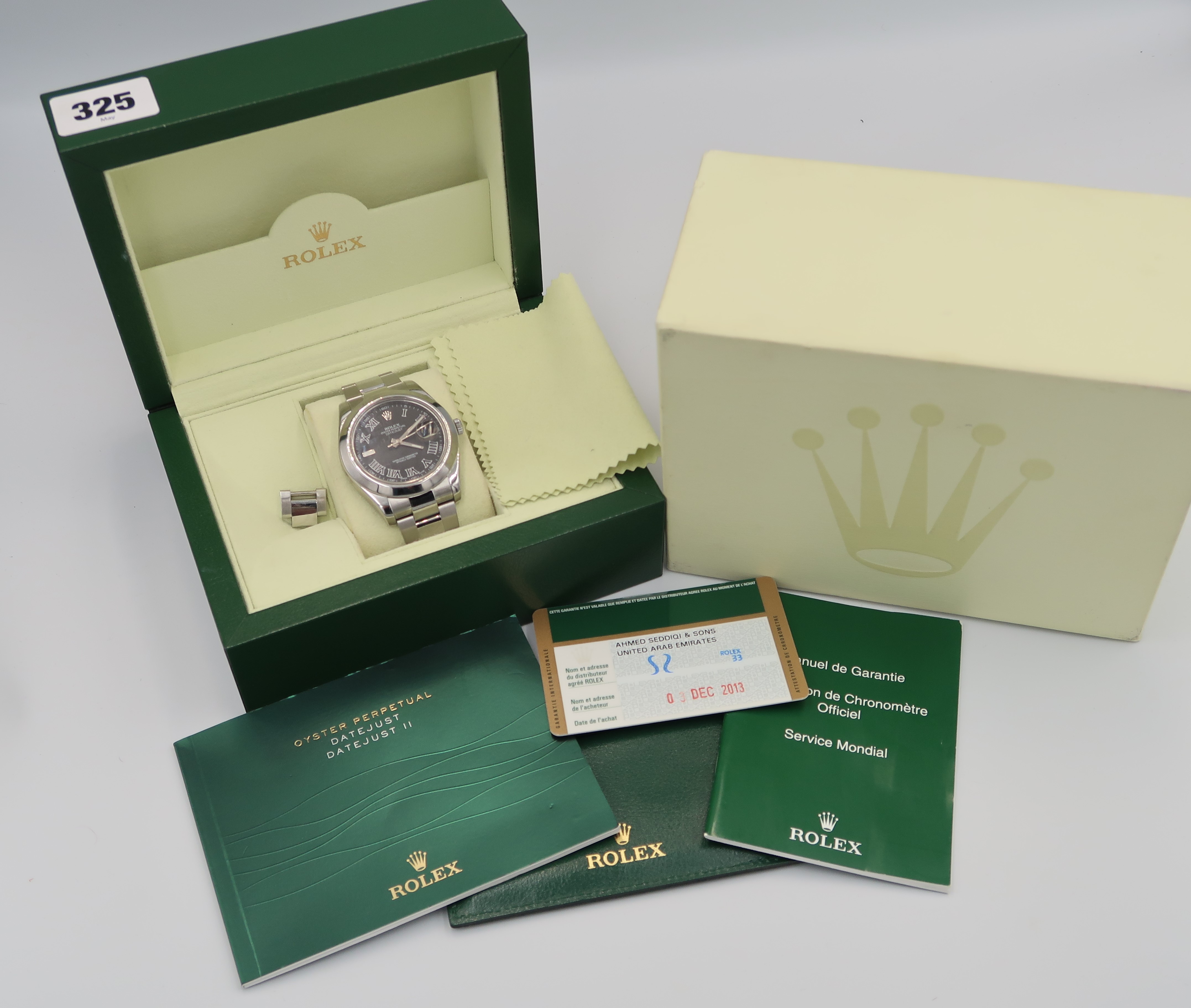 A Rolex Oyster Perpetual Datejust stainless steel wristwatch - Image 7 of 9