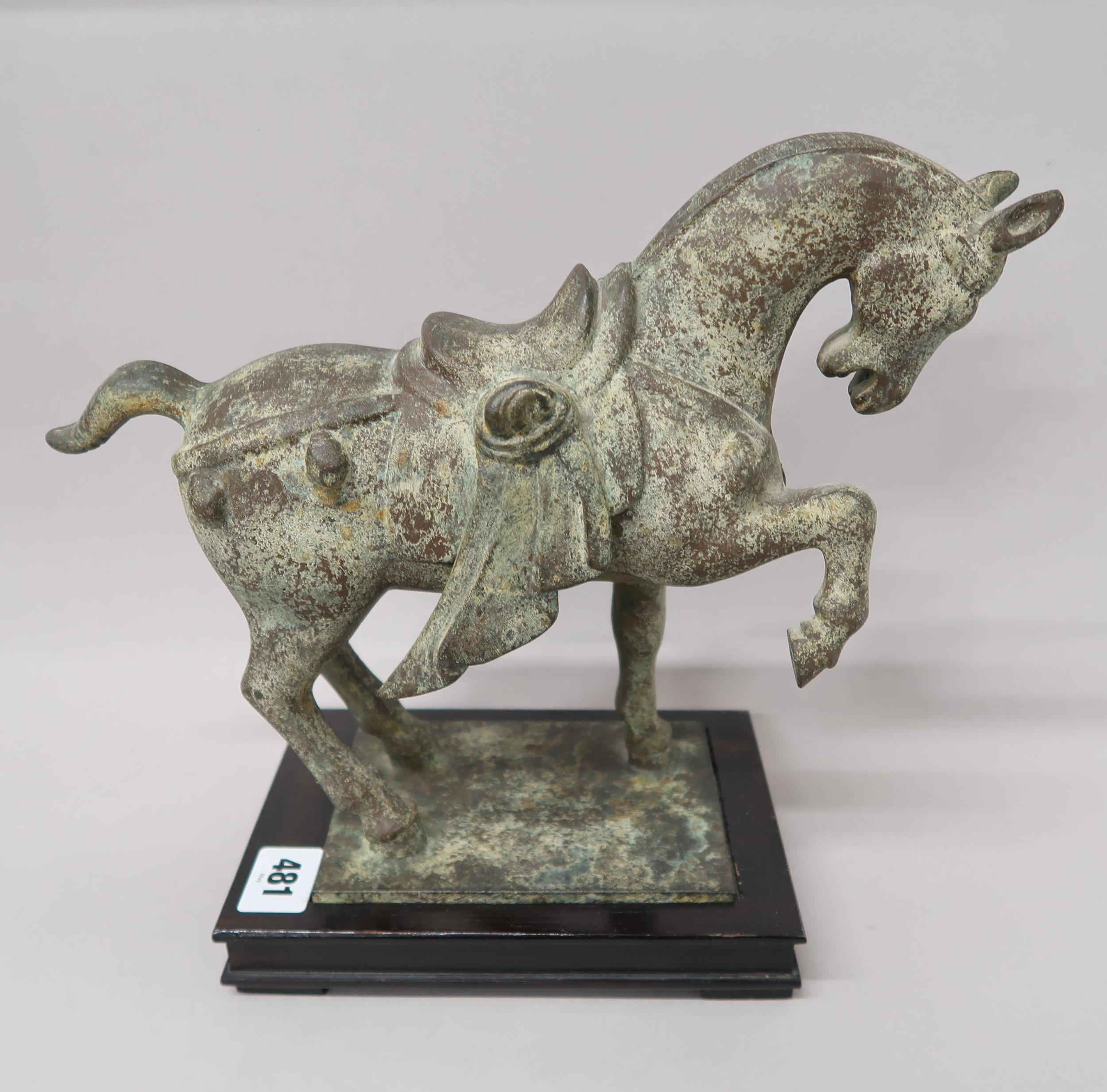 A bronze horse on stand - 27cm - Image 2 of 2