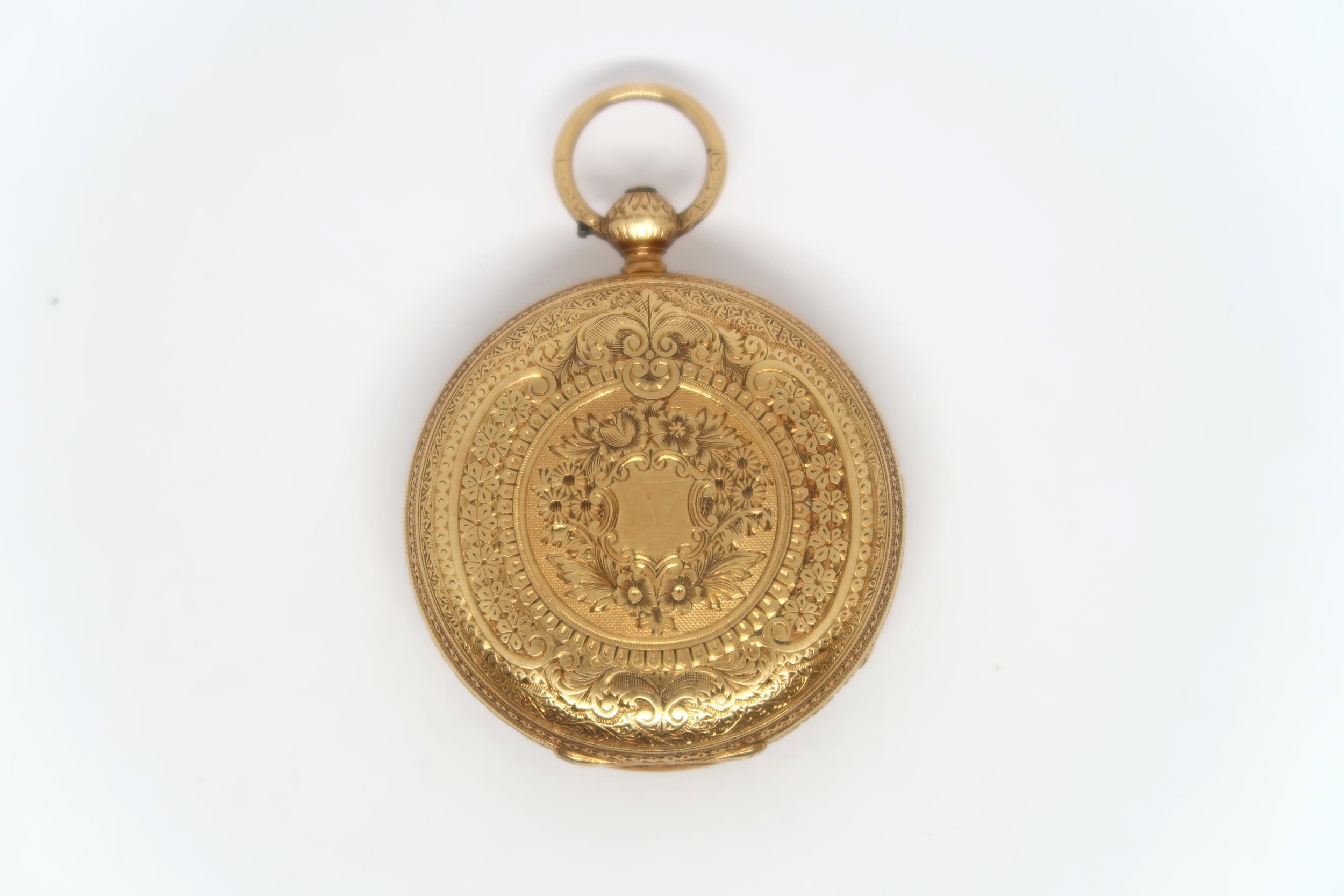 An 18ct gold pocket watch - approx weight 51 grams - Image 5 of 5