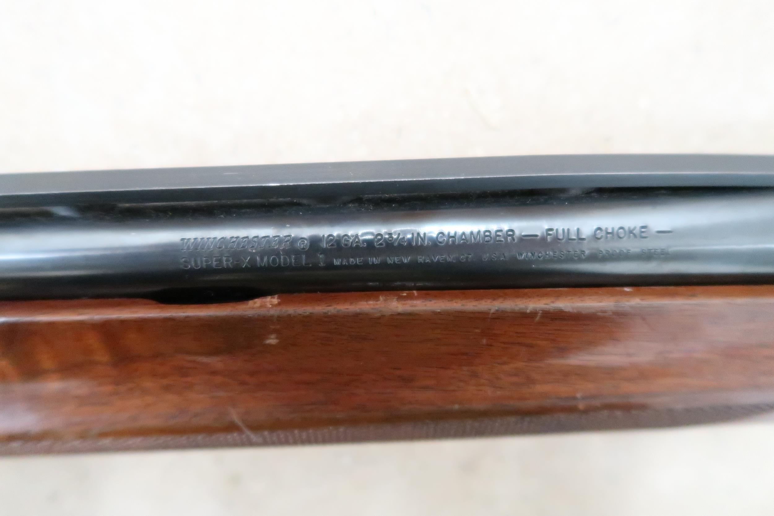 A deactivated genuine Winchester Super X Model 1 full choke semi automatic 12 bore shotgun with - Image 3 of 6