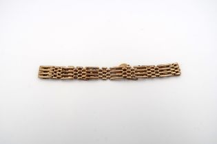 A 9ct yellow gold bracelet - approx weight 8.2 grams