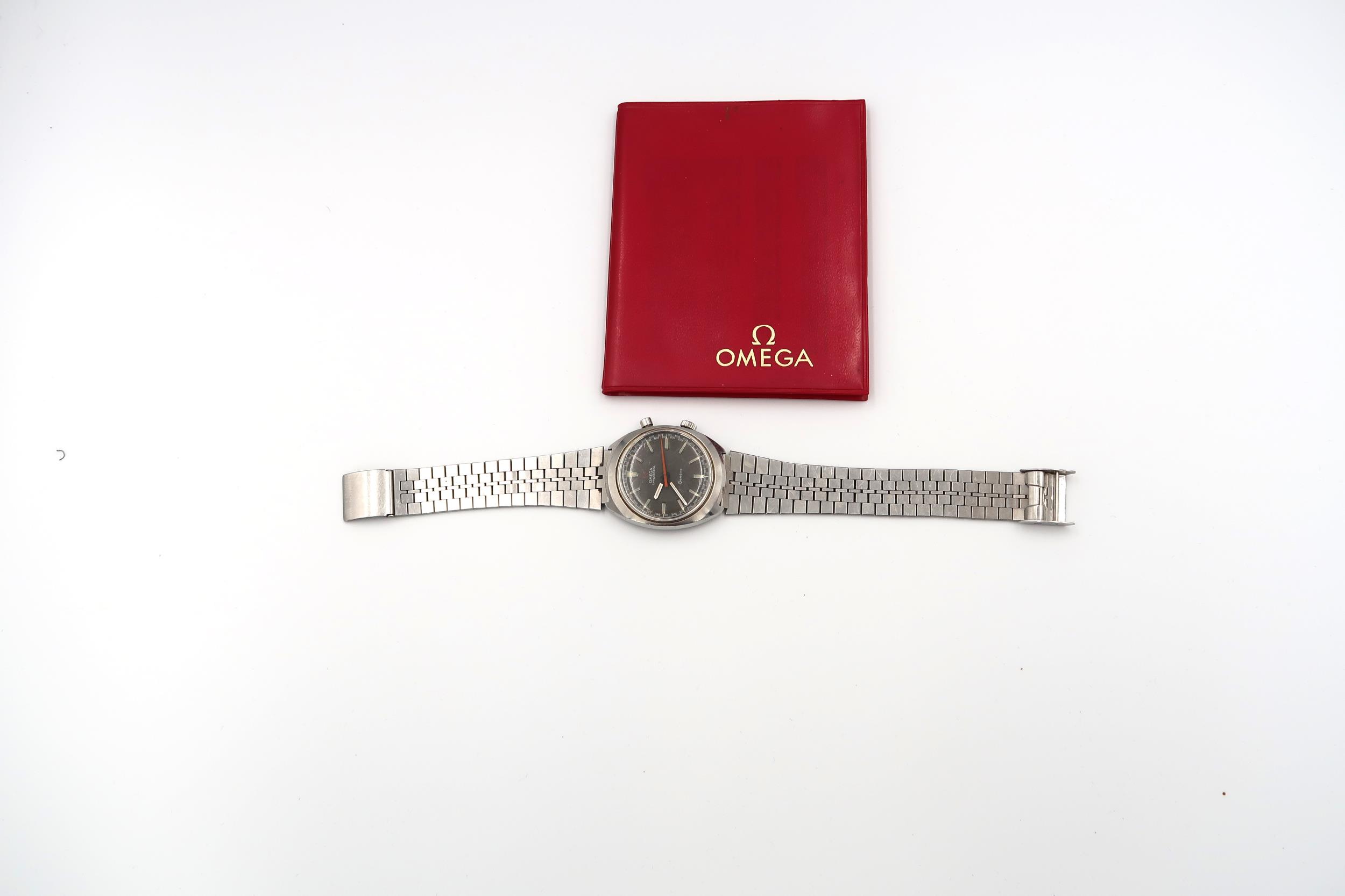 An Omega Geneve Chrono star watch with paperwork. - Image 2 of 3