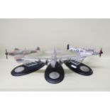 A Franklin Mint B17G Flying Fortress 1:96 scale model, a Franklin Mint P57 Mustang 1:48 scale