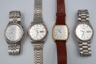 Four Seiko watches
